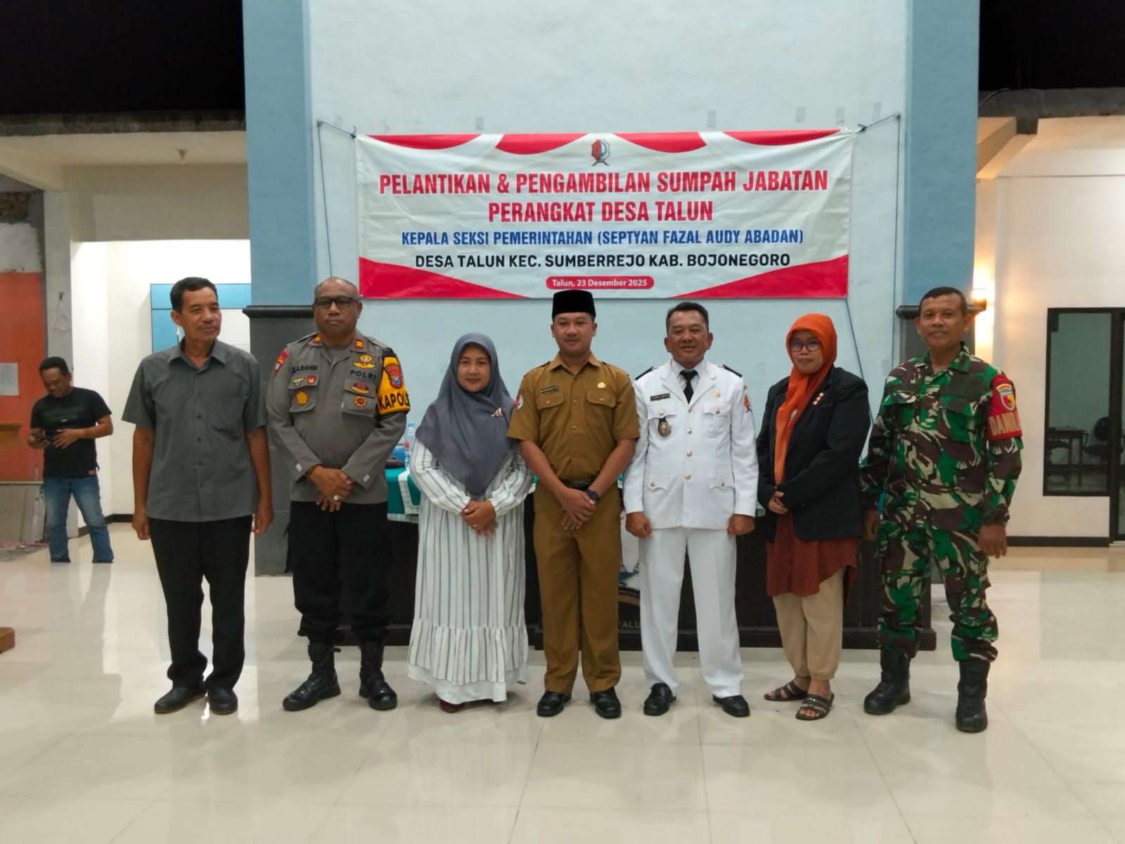 Pelantikan Perangkat Desa Talun