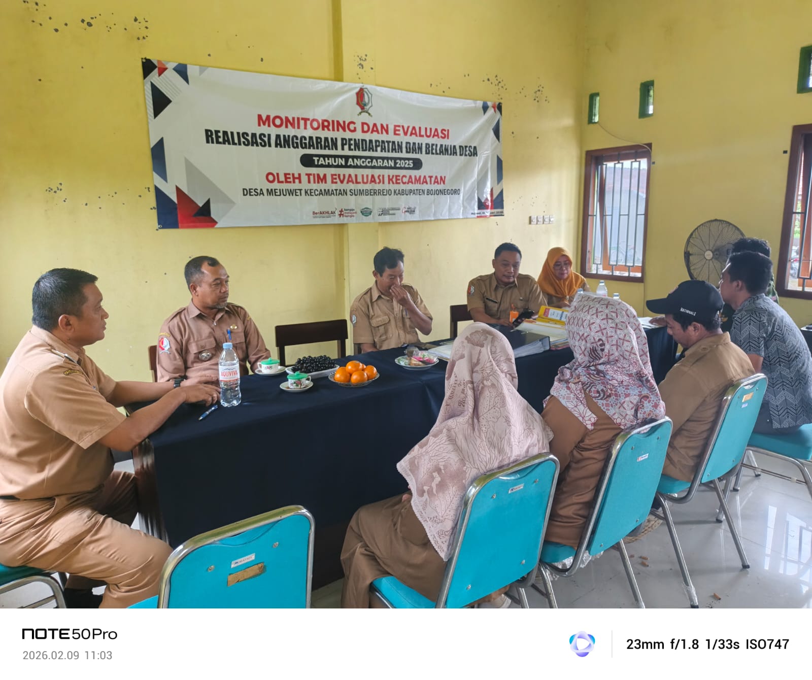 Monev Realisasi APBDes Tahun Anggaran 2025