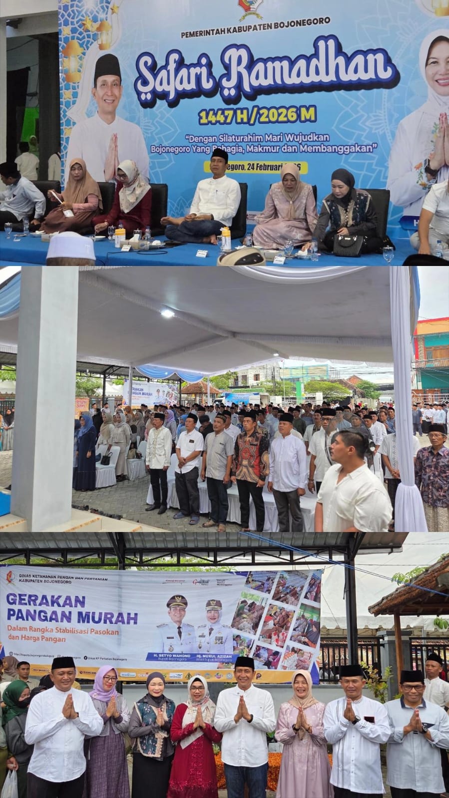 Pererat Silaturahmi, Pemkab Bojonegoro Gelar Safari Ramadhan 1447 H dan Gerakan Pangan Murah