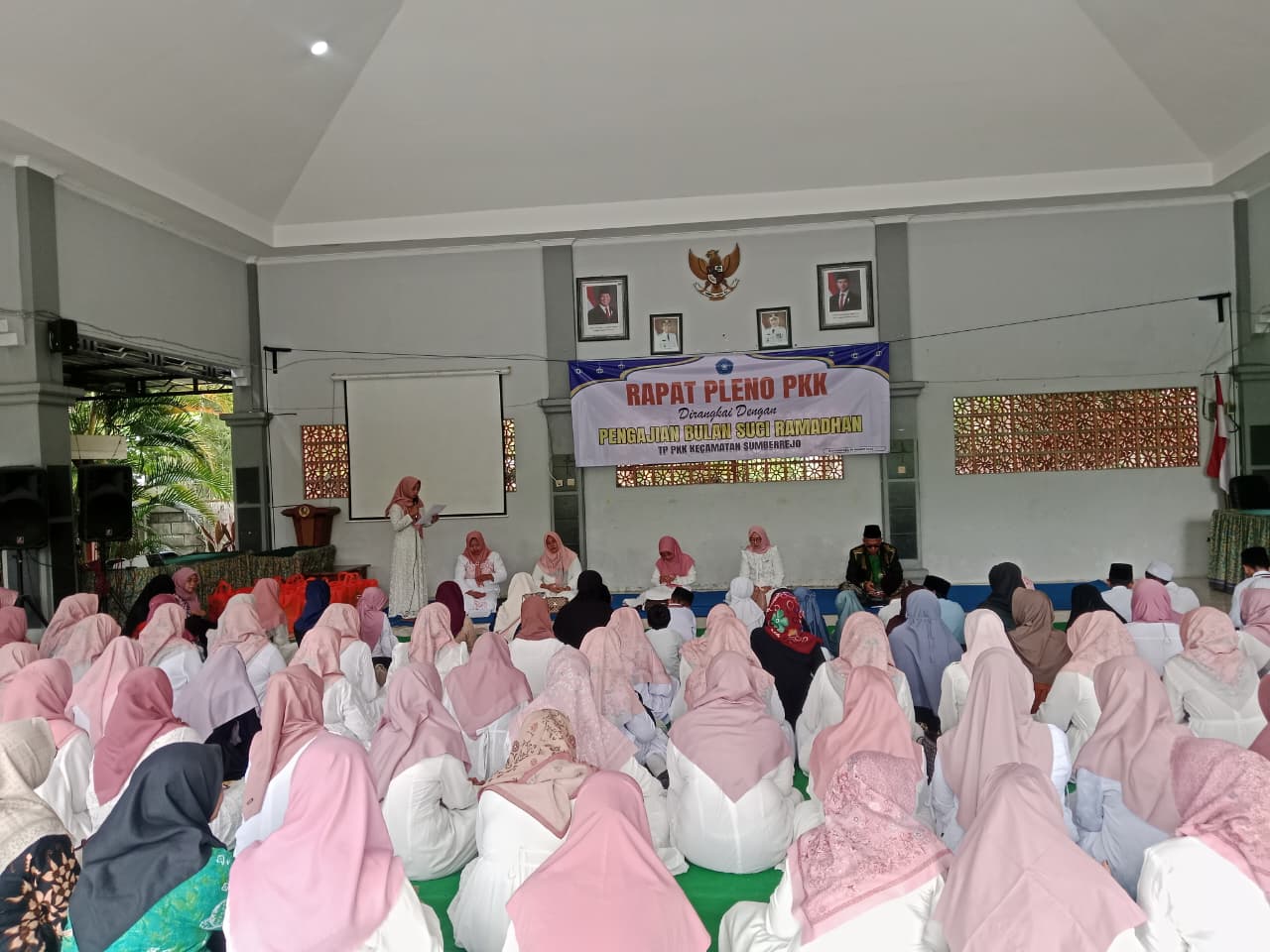 Acara Pleno PKK dirangkai dengan pengajian bulan Suci Ramadhan