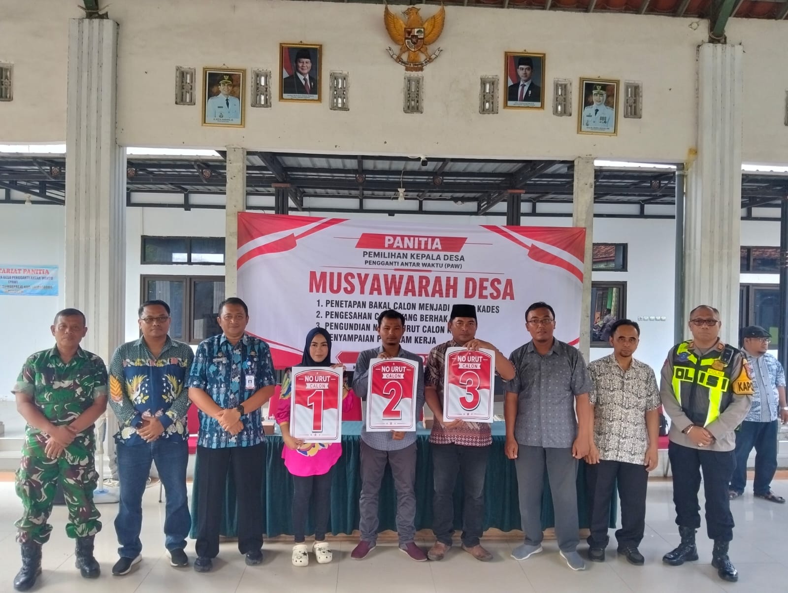 Tahapan Krusial PAW Kades : Pengundian Nomor Urut Calon