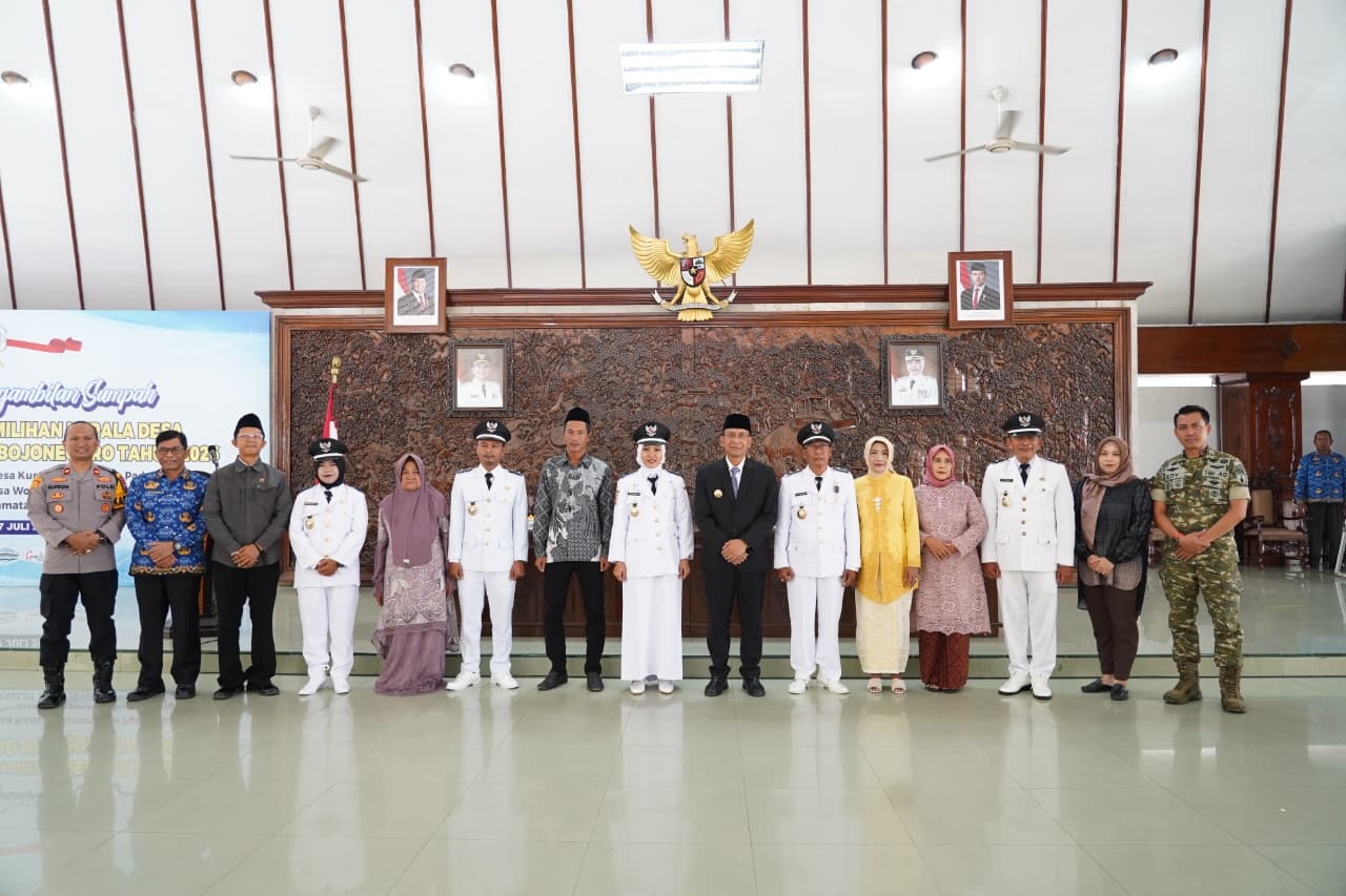 Pelantikan Kades PAW Desa Wotan