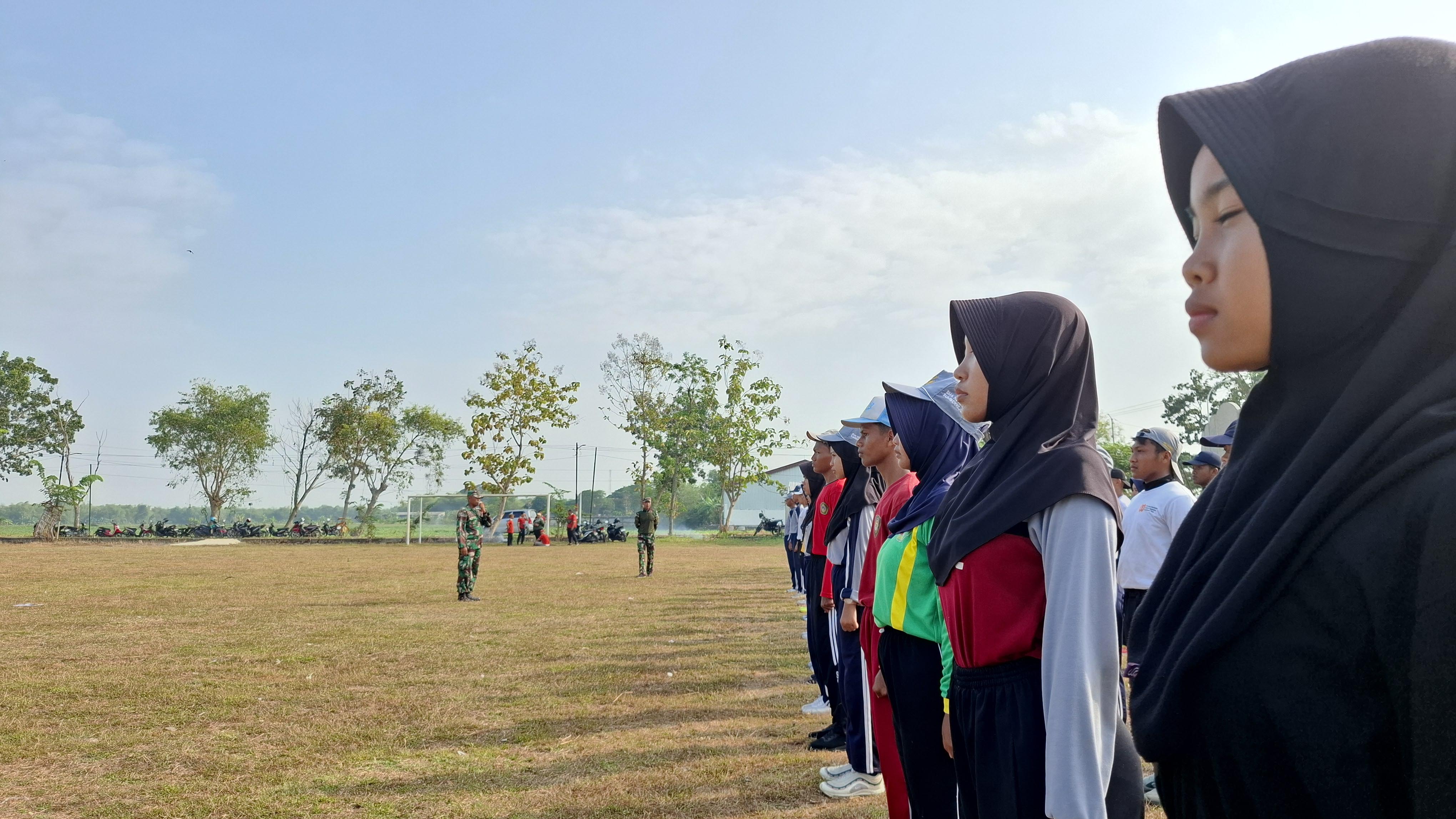 Persiapan Pasukan Pengibar Bendera Pusaka