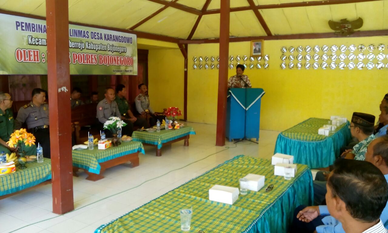 Pembinan SATLINMAS Desa Karangdowo