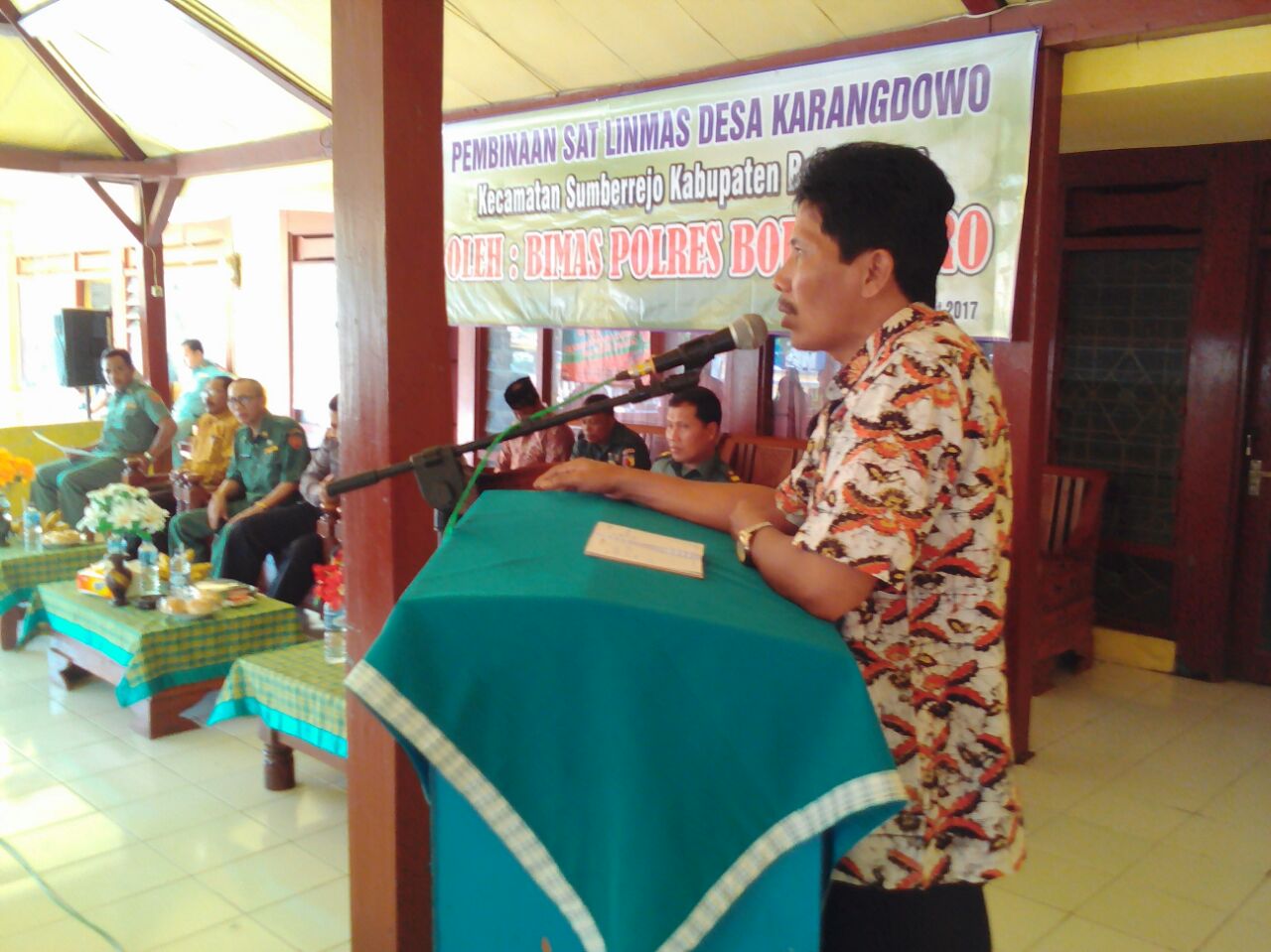 Pembinan SATLINMAS Desa Karangdowo